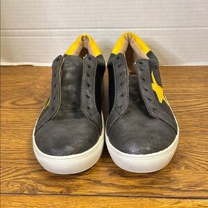 Black and Yellow Athletic Shoes